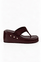 Tamanco Plataforma Flip Flop Malu Marrom Tamanco Plataforma Flip Flop Malu Marrom