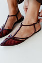 Sapatilha Slingback em Tela Rihanna Marrom