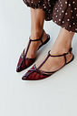 Sapatilha Slingback em Tela Rihanna Marrom