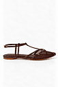 Sapatilha Slingback em Tela Rihanna Marrom