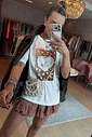 Camiseta Bambi Deer Print Camiseta Bambi Deer Print