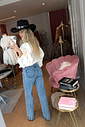 Calça Wide Leg Fabricia Calça Wide Leg Fabricia