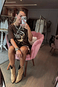 Camiseta Bambi Dourado