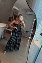 Vestido Longo Poá Divana Vestido Longo Poá Divana