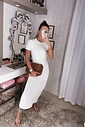 Vestido Modal Costas Nua Vestido Modal Costas Nua