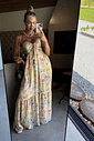 Vestido Esmeral Flores Vestido Esmeral Flores