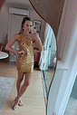 Vestido Paete Um Ombro