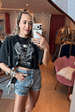 Short Jeans Strass Short Jeans Strass