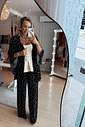 Conjunto Kimono Calça Poá