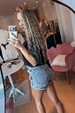 Short Jeans Strass Short Jeans Strass
