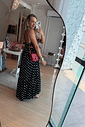 Vestido Longo Poá Divana Vestido Longo Poá Divana