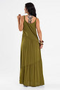 Vestido Feminino Longo Em Viscose Evasê Endless Vestido Feminino Longo Em Viscose Evasê Endless