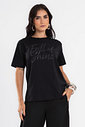 T Shirt Feminina Com Estampa Localizada Endless