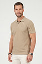 Polo Masculina Malha Texturizada Diametro