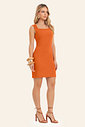 Vestido Feminino Midi Decote Quadrado Endless Vestido Feminino Midi Decote Quadrado Endless