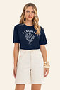 T Shirt Feminina Com Estampa Localizada Endless T Shirt Feminina Com Estampa Localizada Endless