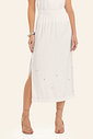 Saia Feminina Midi Com Strass E Rebite Endless Saia Feminina Midi Com Strass E Rebite Endless