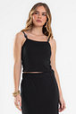 Conjunto Feminino Blusa Com Saia Midi Endless