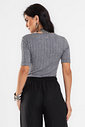 Blusa Feminina Em Tricot Canelado Endless Blusa Feminina Em Tricot Canelado Endless