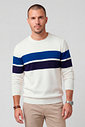 Suéter Masculino Comfort Tricot Listrado Diametro