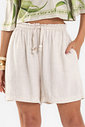 Shorts Feminino Em Linho Endless Shorts Feminino Em Linho Endless