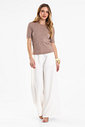 Blusa Feminina Em Tricot Canelado Endless Blusa Feminina Em Tricot Canelado Endless
