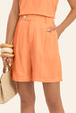 Shorts Feminino Em Linho Endless Shorts Feminino Em Linho Endless