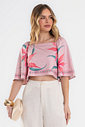 Blusa Feminina Manga Ampla Endless Blusa Feminina Manga Ampla Endless