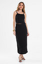 Conjunto Feminino Blusa Com Saia Midi Endless