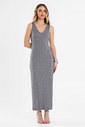 Vestido Feminino Midi Decote Em V Endless Vestido Feminino Midi Decote Em V Endless