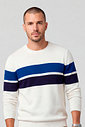 Suéter Masculino Comfort Tricot Listrado Diametro