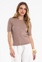 Blusa Feminina Em Tricot Canelado Endless Blusa Feminina Em Tricot Canelado Endless