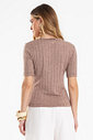 Blusa Feminina Em Tricot Canelado Endless Blusa Feminina Em Tricot Canelado Endless