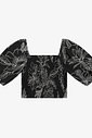 Top Feminino Com Manga Bufante Endless Top Feminino Com Manga Bufante Endless