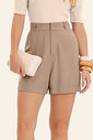 Shorts Feminino Em Viscose Sarjada Endless Shorts Feminino Em Viscose Sarjada Endless