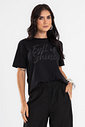 T Shirt Feminina Com Estampa Localizada Endless
