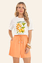 T Shirt Feminina Com Estampa Localizada Endless