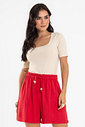 Shorts Feminino Em Linho Endless Shorts Feminino Em Linho Endless