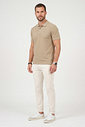 Polo Masculina Malha Texturizada Diametro