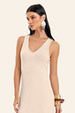 Vestido Feminino Midi Decote Em V Endless Vestido Feminino Midi Decote Em V Endless