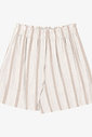 Shorts Feminino Em Linho Maquinetado Evasê Endless