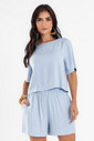 Conjunto Feminino Blusa Com Shorts Endless