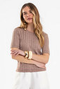 Blusa Feminina Em Tricot Canelado Endless Blusa Feminina Em Tricot Canelado Endless