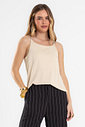 Blusa Feminina De Alça Com Aviamento Endless