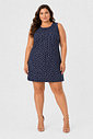 Vestido Curto Estampado Plus Size Infinita Cor Vestido Curto Estampado Plus Size Infinita Cor