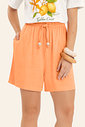 Shorts Feminino Em Linho Endless Shorts Feminino Em Linho Endless