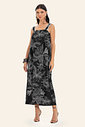 Vestido Feminino Midi Decote Quadrado Endless Vestido Feminino Midi Decote Quadrado Endless