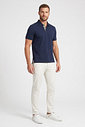 Polo Masculina Malha Texturizada Diametro