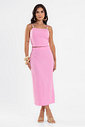 Conjunto Feminino Blusa Com Saia Midi Endless