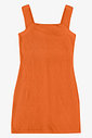 Vestido Feminino Midi Decote Quadrado Endless Vestido Feminino Midi Decote Quadrado Endless